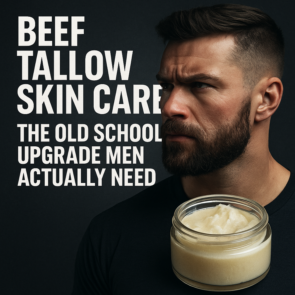Beef Tallow Skin Care: The Old School Upgrade Men Actually Need